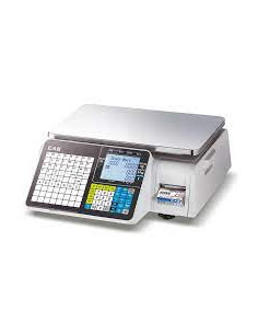 BALANZA COMERCIAL CAS CL3000 CON IMPRESORA DE TICKETS Y ETIQUETAS