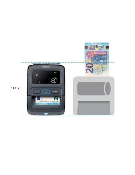 Detector de Billetes Falsos Safescan 155-S (G2) 100% Seguro