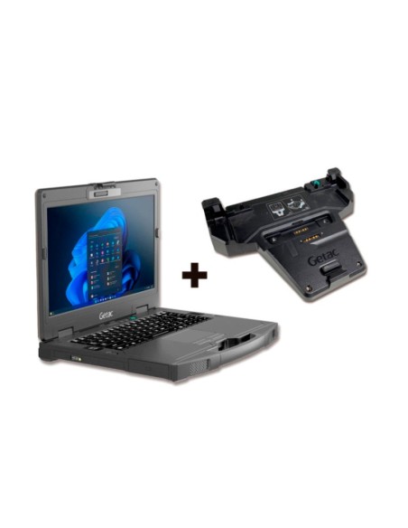 Potente Portátil GETAC S410 6300U con Docking Station incluida