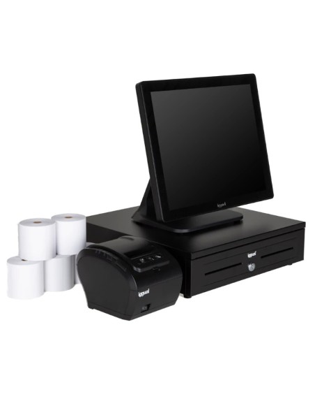 KIT TPV IGGUAL 17 AIO TP8002 IRON-HD  8GB/128GB + IMP.TERMICA 80mm + W