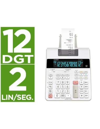 CALCULADORA CASIO FR-2650RC TÉRMICA BICOLOR