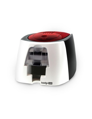 Impresora tarjetas EVOLIS BADGY200+RIBBON+100 TARJ+SOFT
